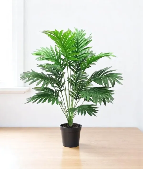 2_Feet_Artificial_Areca_Palm_Plant_in_Black_Pot_Tropical_Greenery_for_Home_&_Office