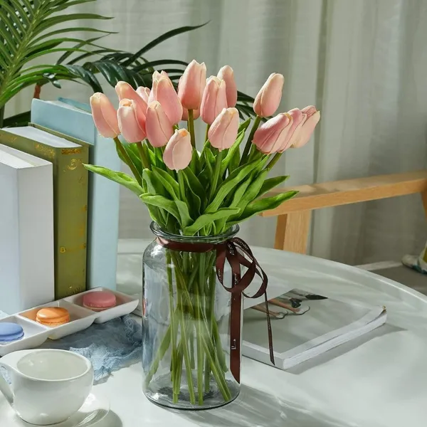 Artificial_Tulip_Flowers_Bunch_Set_of_5_Stems_|_Real_Touch_Pink_Tulips_for_Home_Decor,_Table_Centrepiece,_Office_&_Gifting