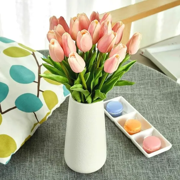 Artificial_Tulip_Flowers_Bunch_Set_of_5_Stems_|_Real_Touch_White_Pink_Tulips_for_Home_Decor,_Table_Centrepiece,_Office_&_Gifting