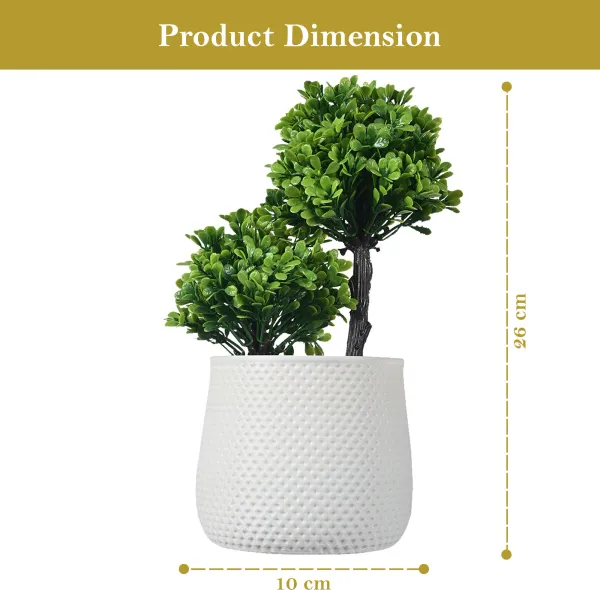 White_Artificial_Topiary_Tree_In_Textured_Pot_Small_Faux_Plant_For_Home_Or_Office_Decoration