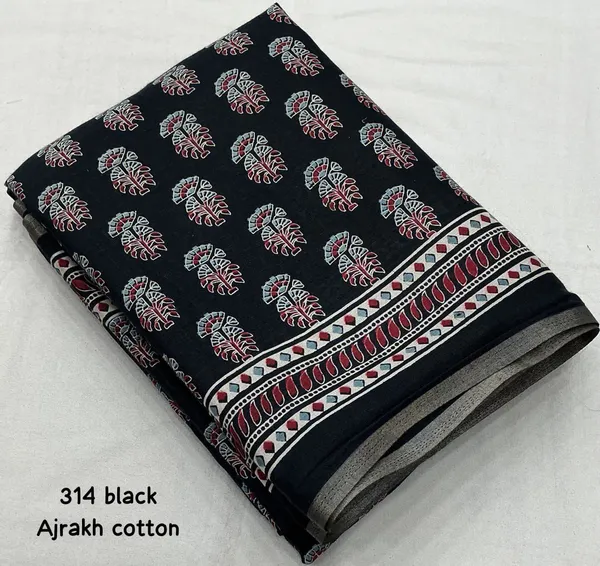 Black_Ajrakh_Printed_Cotton_Saree_For_Women