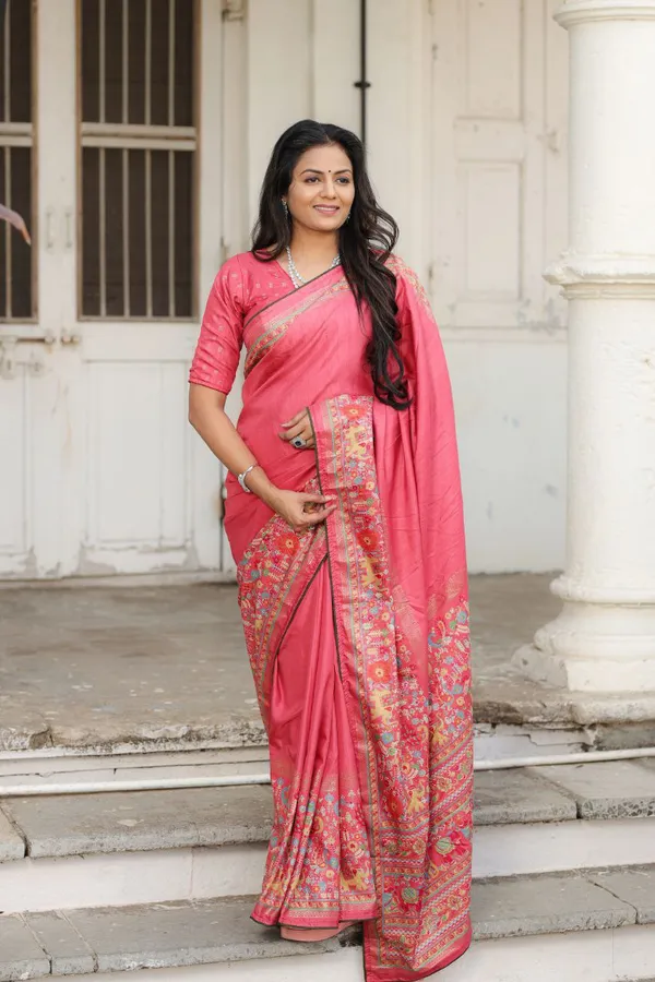 Gajari_Chanderi_Printed_Saree_For_Women