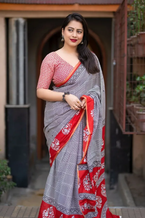 Grey_Ajrakh_Printed_Cotton_Saree_For_Women
