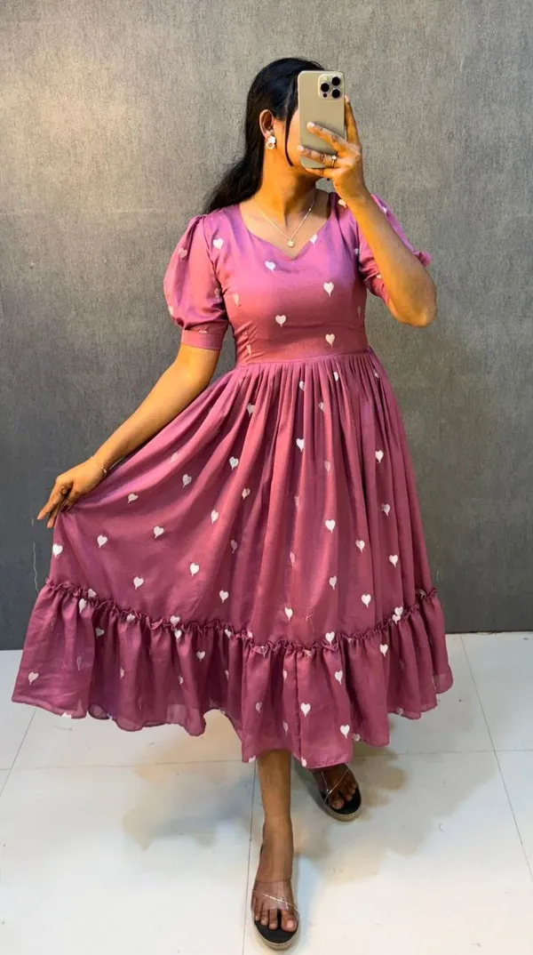 Majenta_Vichitra_Silk_Embrodery_Work_Gown_For_Women