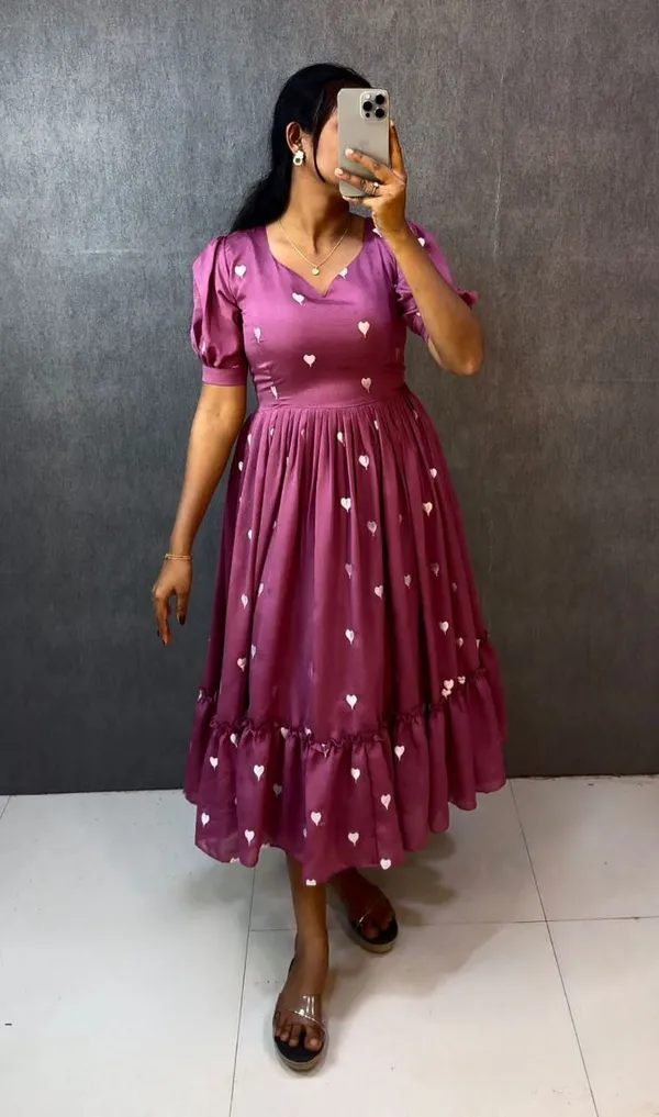 Majenta_Vichitra_Silk_Embrodery_Work_Gown_For_Women