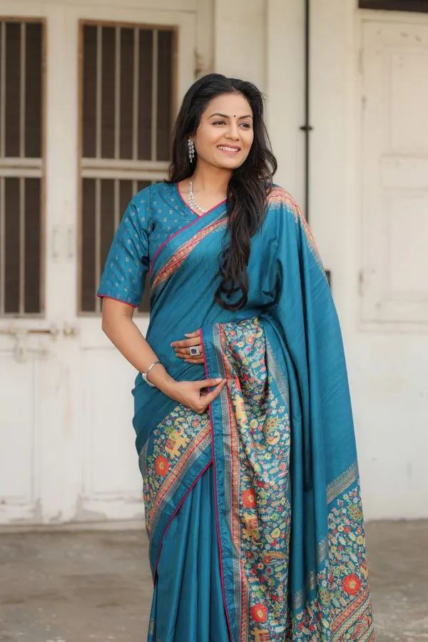 Rama_Chanderi_Printed_Saree_For_Women