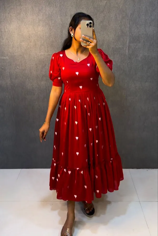 Red_Vichitra_Silk_Embroidery_Work_Gown_For_Women