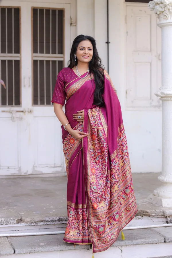 Pink_Chanderi_Printed_Saree_For_Women