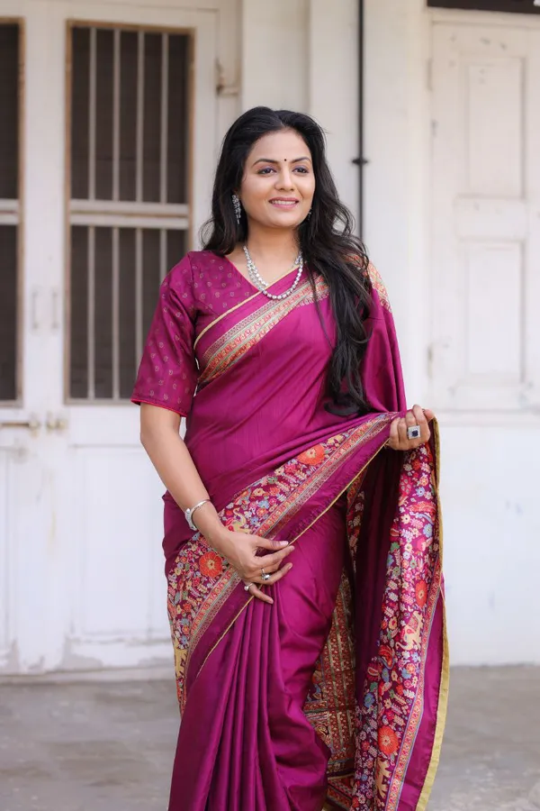 Pink_Chanderi_Printed_Saree_For_Women