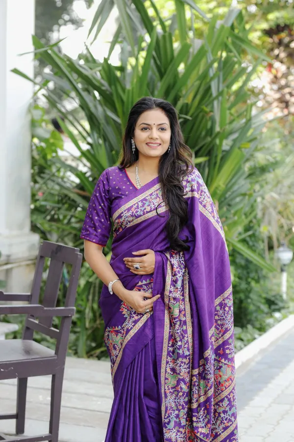 Purple_Chanderi_Printed_Saree_For_Women