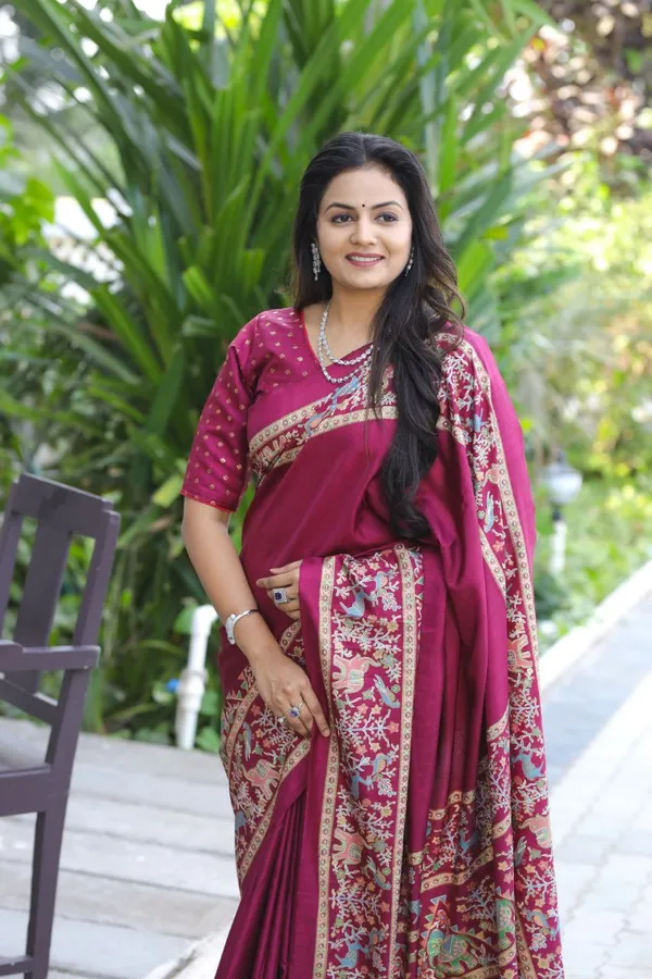 Purple_Chanderi_Printed_Saree_For_Women
