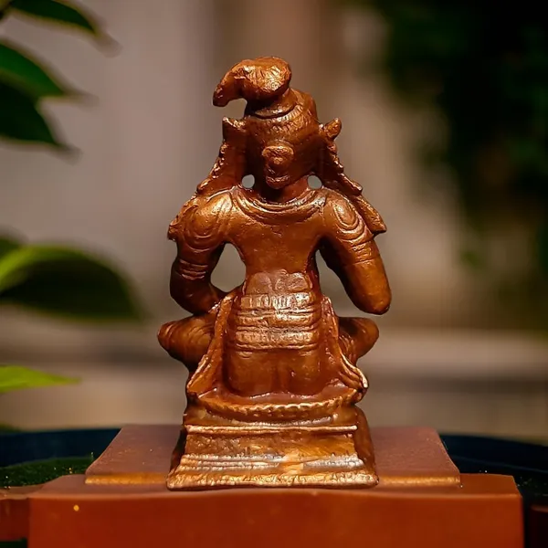 Brown_Copper_Idols,_Handmade,_Nammazhwar_2.5_Inches,_195G_Pack_Of_1_Piece