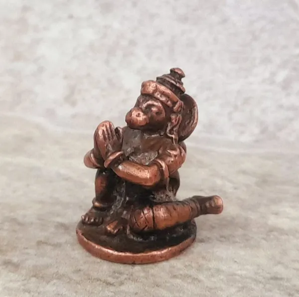 Brownish-Orange_Copper_Idols_India,_0.7_Inches,_Handmade_God_Hanuman,_18G,_Patina_Antique_Finish,_Pack_Of_1_Piece