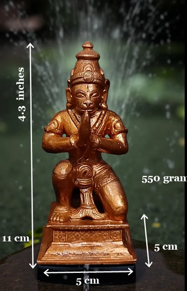 SEARCHERS_PARADISE_Hand_Made_Copper,_Hanuman,_4.3_Inches,_550_Grams,_Pack_of_1_Piece
