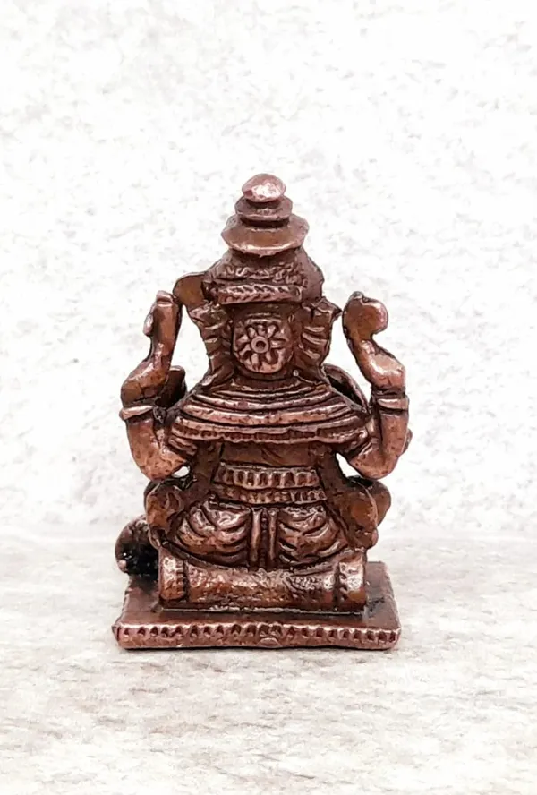 Brownish-Orange_Copper_Idols,_1.6_Inches,_Handmade_Ganesh,_48G,_Patina_Antique_Finish,_Pack_Of_1_Piece