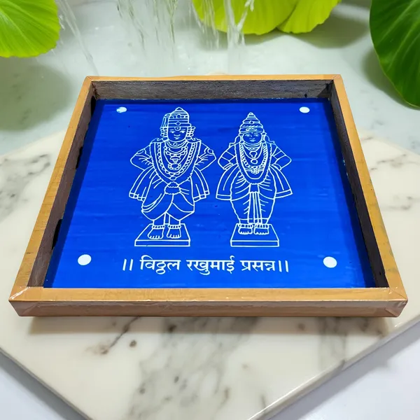 Searchers_Paradise_Vitthal_Rukmini_Rangoli_Stencil_Wooden_10x10_Inches_Pack_of_1_Piece