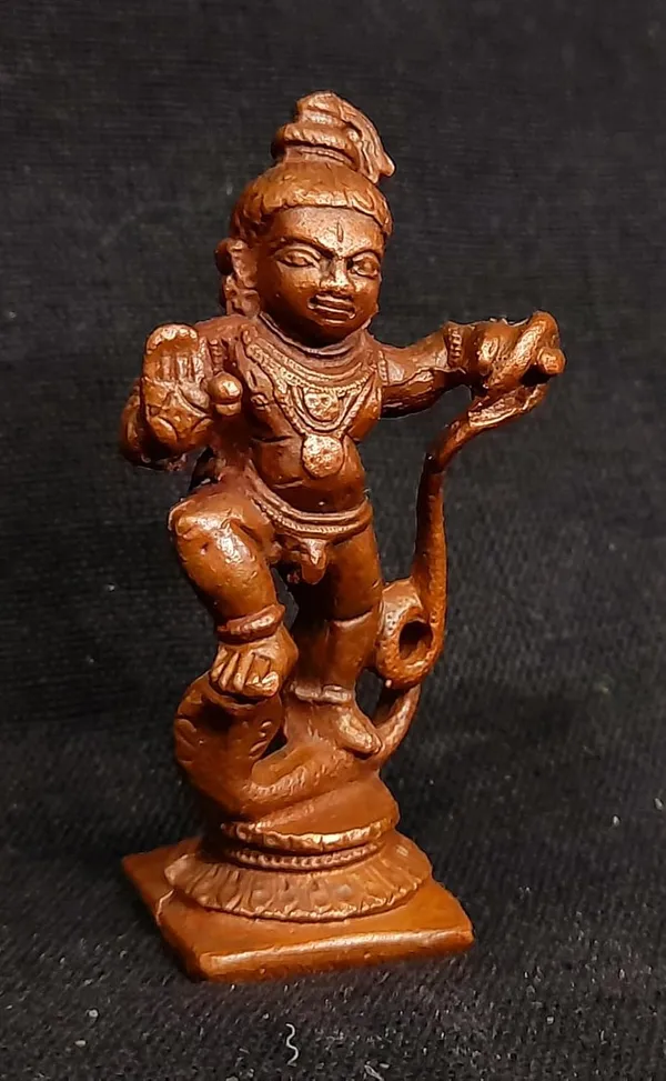 Copper_Idols_India,_Handmade_Kalinganarthana_Krishna_2_Inches,_40_Gm,_Pack_Of_1_Piece