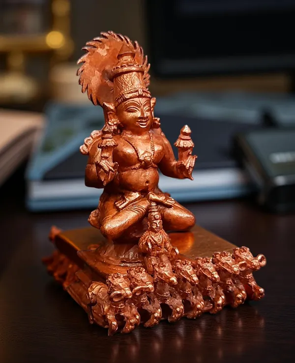 Brown_Copper_Handmade_Suriya_Narayana,_11_Cm,_400G,_Patina_Antique_Finish,_Pack_Of_1_Piece