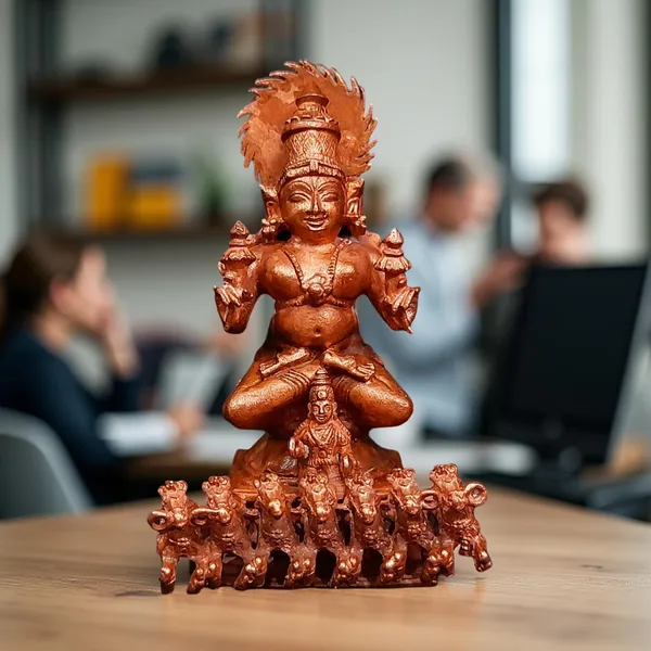Brown_Copper_Handmade_Suriya_Narayana,_11_Cm,_400G,_Patina_Antique_Finish,_Pack_Of_1_Piece