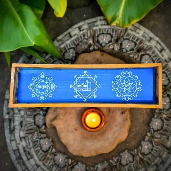 Searchers_Paradise_Navagraha_Kolam_Stencil_Tamil(Model_3)_17x5_Inches_Pack_of_1_Piece