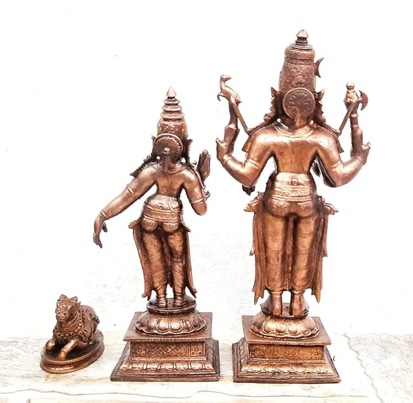 Brownish-Orange_Copper_Idols_India,_6.3_Inches,_Handmade_God_Shiva_With_Goddess_Parvathi_With_Nandhi,_1.201_Kg,_Patina_Antique_Finish,_Pack_Of_2_Piece