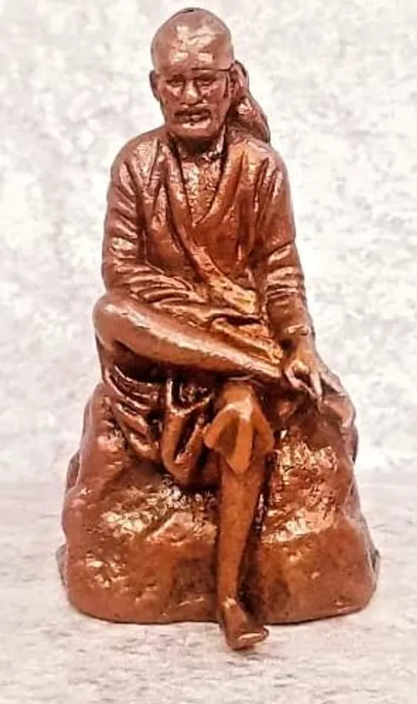 Brownish-Orange_Copper_Idols_Indiaby,_1.8_Inches,_Handmade_Saibaba_Idol,_78G,_Patina_Antique_Finish,_Pack_Of_1_Piece