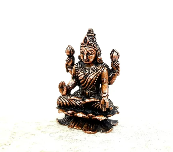 Brownish-Orange_Copper_Idols_India,_1.8Inches,_Handmade_Lakshmi_Idol,_65G,_Patina_Antique_Finish,_Pack_Of_1_Piece