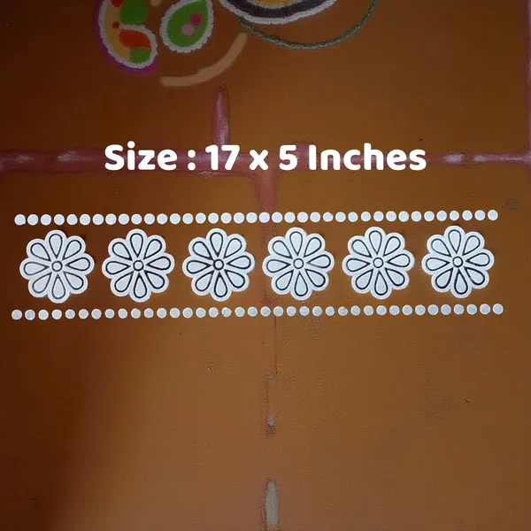 Searchers_Paradise_Flower-Border-Instant-Rangoli-Stencil-17-Inch_inches_Pack_of_1_Piece