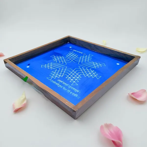 Searchers_Paradise_Annapoorani_Kolam_Rangoli_Stencil_Wooden_10×10_Inches