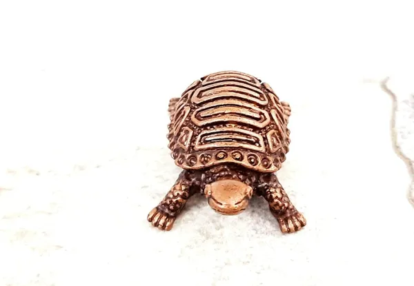Brownish-Orange_Copper_Idols_India,_0.6Inches,_Handmade_Kurma,_35Grams,_Patina_Antique_Finish,_Pack_Of_1_Piece