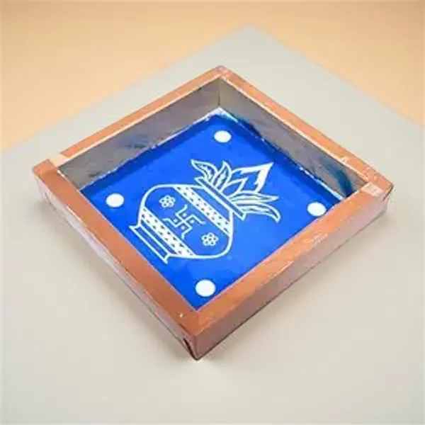 Searchers_Paradise_Kalasam_Rangoli_Stencil_Wooden,_(5x5_Inches)_Pack_of_1_Piece