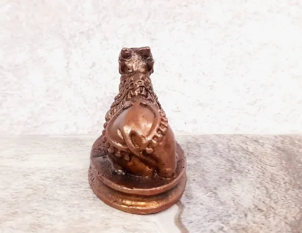 Brownish-Orange_Copper_Idols_Indiaby_Searchers_Paradise,_1.2_Inches,_Handmade_Nandhi_Idol,_105G,_Patina_Antique_Finish,_Pack_Of_1_Piece