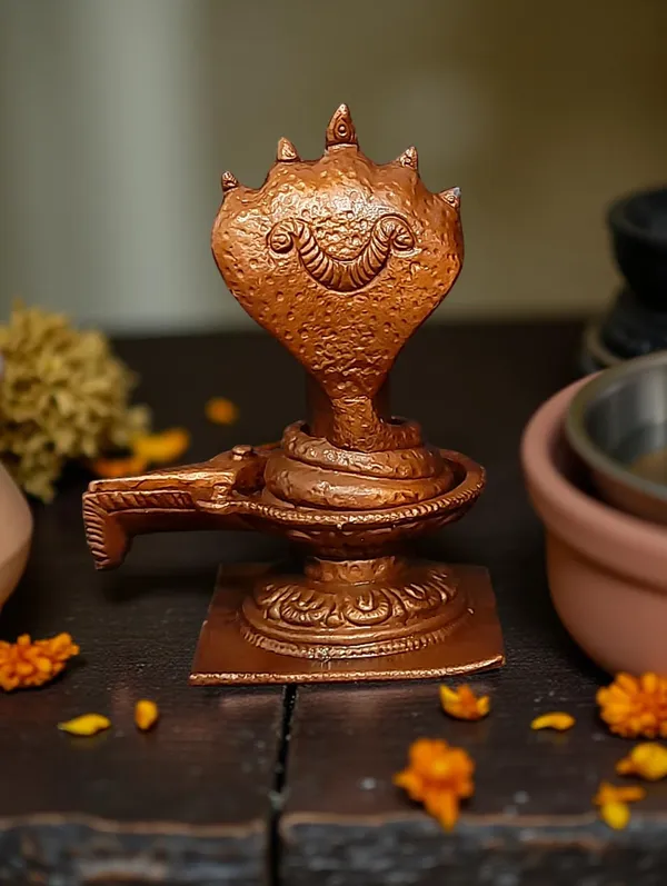 Brownish-Orange_Copper_Idols,_3_Inches,_Handmade_Shivalingam,_220G,_Patina_Antique_Finish,_Pack_Of_1_Piece