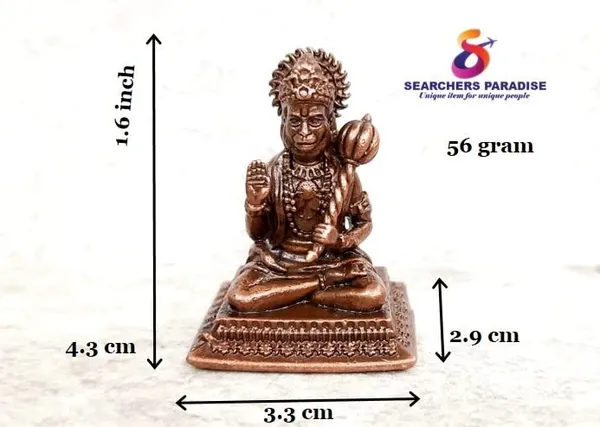 Brownish-Orange_Copper_Idols_India,_1.6Inches,_Handmade_Hanuman,_56Grams,_Patina_Antique_Finish,_Pack_Of_1_Piece