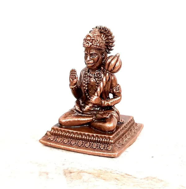 Brownish-Orange_Copper_Idols_India,_1.6Inches,_Handmade_Hanuman,_56Grams,_Patina_Antique_Finish,_Pack_Of_1_Piece
