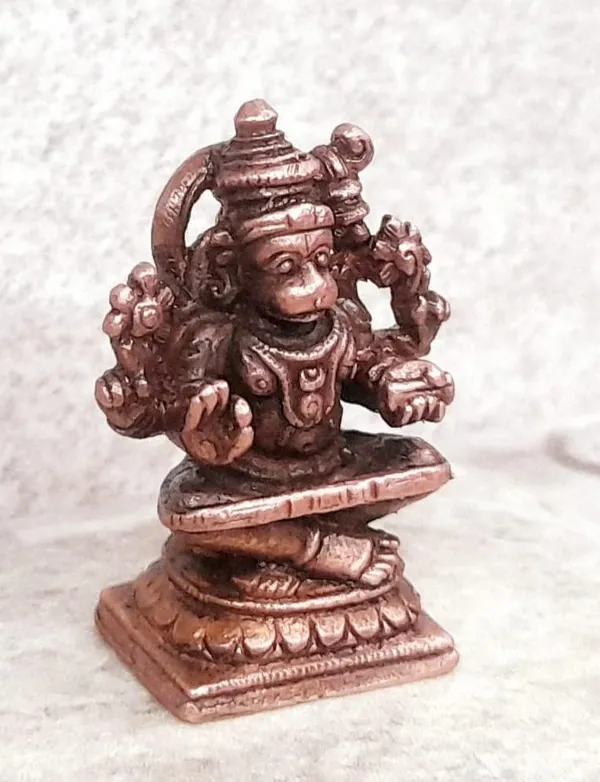 Brownish-Orange_Copperhandmade_God_Hanuman,_1.2_Inches,,_25G,_Patina_Antique_Finish,_Pack_Of_1_Piece