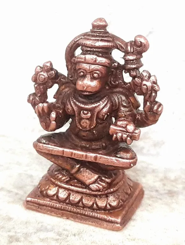 Brownish-Orange_Copperhandmade_God_Hanuman,_1.2_Inches,,_25G,_Patina_Antique_Finish,_Pack_Of_1_Piece