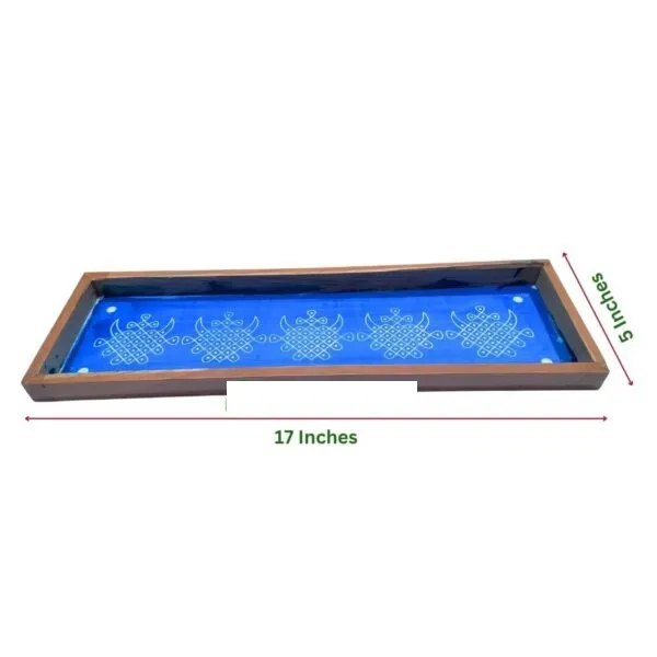 Searchers_Paradise_Kambi_Kolam_Sencil_Model_1_Border_Rangoli_Wooden_17x5_Inches_Pack_of_1_Piece