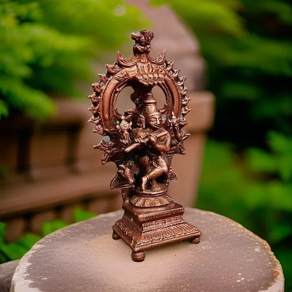 Brownish-Orange_Copper_Handmade_Venugopalaswamy,_3_Inches,_90G,_Pack_Of_2_Piece