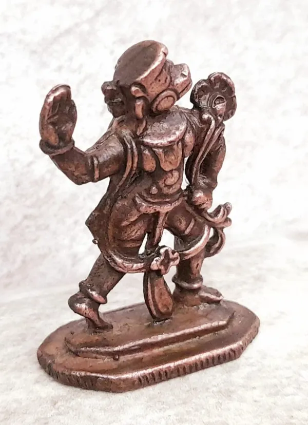 Brownish-Orange_Copper_Idols,_1.5_Inches,_Handmade_Jai_Veera_Hanuman,_28Grams,_Patina_Antique_Finish,_Pack_Of_1_Piece