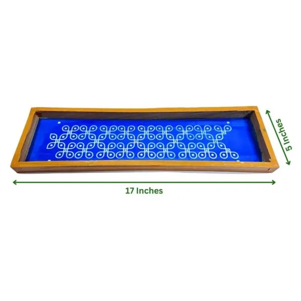 Searchers_Paradise_Kambi_Kolam_Model_2_Border_Rangoli_Wooden17x5_Inches_Pack_of_1_Piece