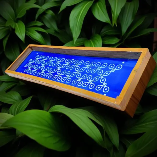 Searchers_Paradise_Kambi_Kolam_Model_2_Border_Rangoli_Wooden17x5_Inches_Pack_of_1_Piece