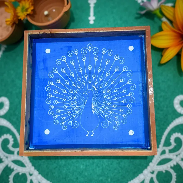 Searchers_Paradise_Peacock_Rangoli_Rangoli_Stencil_Wooden_10x10_Inches_Pack_of_1_Piece