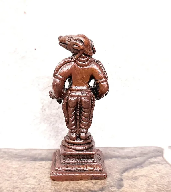 Brown_Copper_Idols_Bhoo_Varahar,_2.4_Inches,_Handmade_80G,_Pack_Of_1_Piece