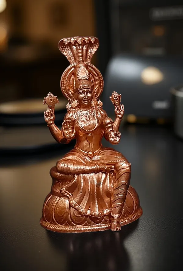 SEARCHERS_PARADISE_Copper_Idols_Handmade_Amman_3.7_inches,380_Grams,Pack_of_1_Piece
