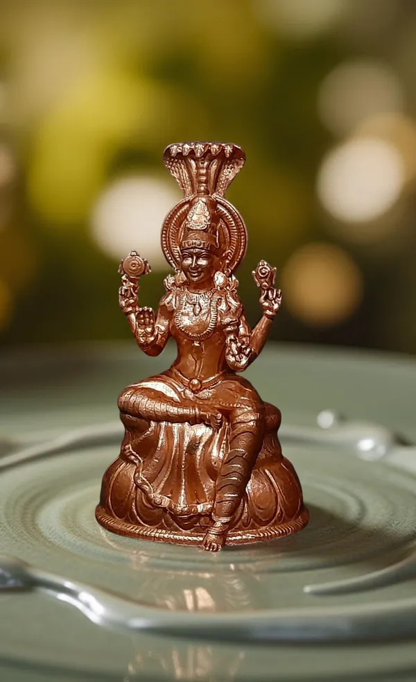 SEARCHERS_PARADISE_Copper_Idols_Handmade_Amman_3.7_inches,380_Grams,Pack_of_1_Piece