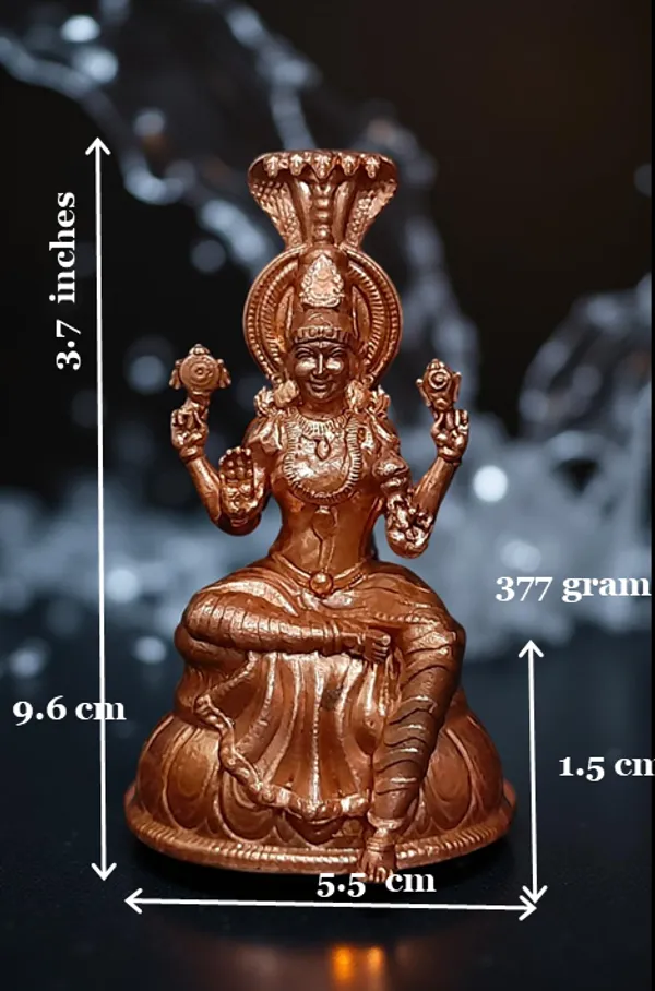 SEARCHERS_PARADISE_Copper_Idols_Handmade_Amman_3.7_inches,380_Grams,Pack_of_1_Piece
