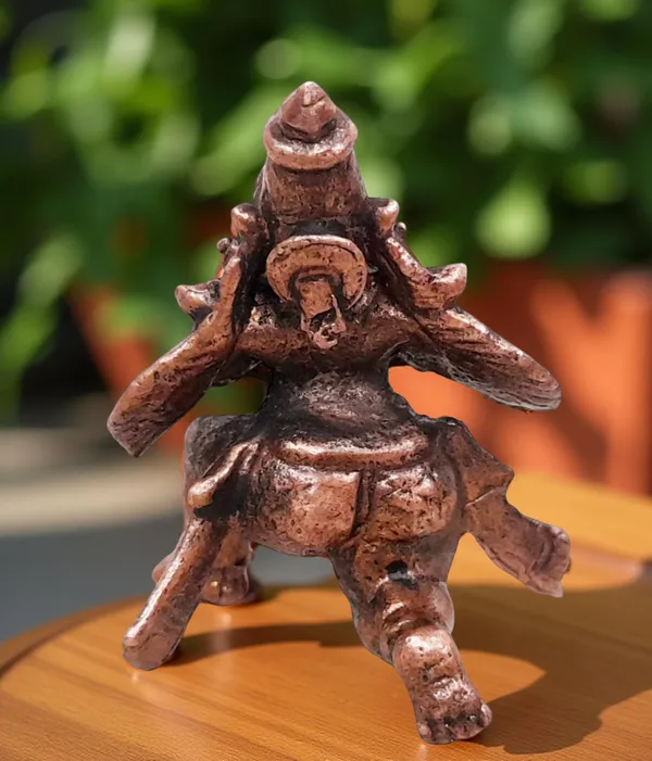 Brownish-Orange_Copper_Idols_India,_1.7_Inches,_Handmade_Garudar,_55G,_Patina_Antique_Finish,_Pack_Of_1_Piece