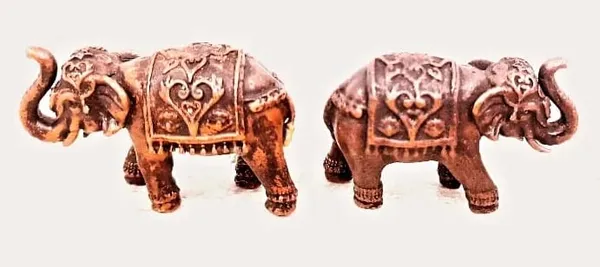 Brownish-Orange_Copper_Idols_India,_1.1_Inches,_Handmade_Paired_Elephant_Idol_125_Gram,_Patina_Antique_Finish,_Pack_Of_2_Piece