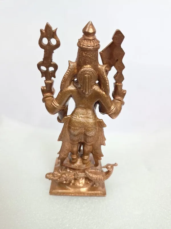 Brown_Copper_Idols_Of_God_Murugar_4.5_Inches,_386G,_Patina_Antique_Finish,_Pack_Of_1_Piece